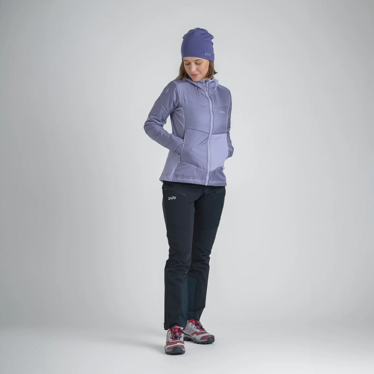 Spiro Women's Insulated Hybrid Jacket — Lavender
