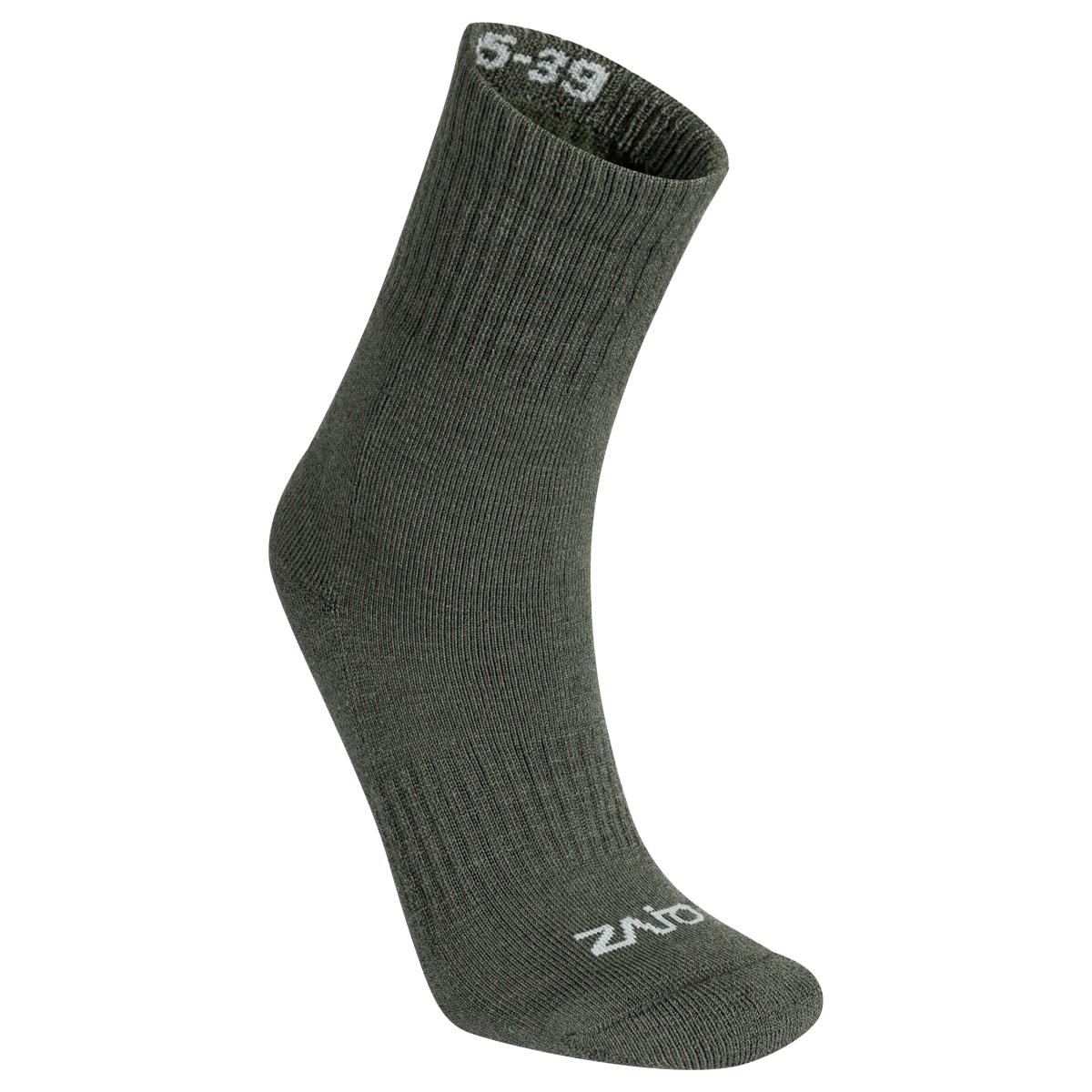 Termo Wool High Socks — Dark Olive