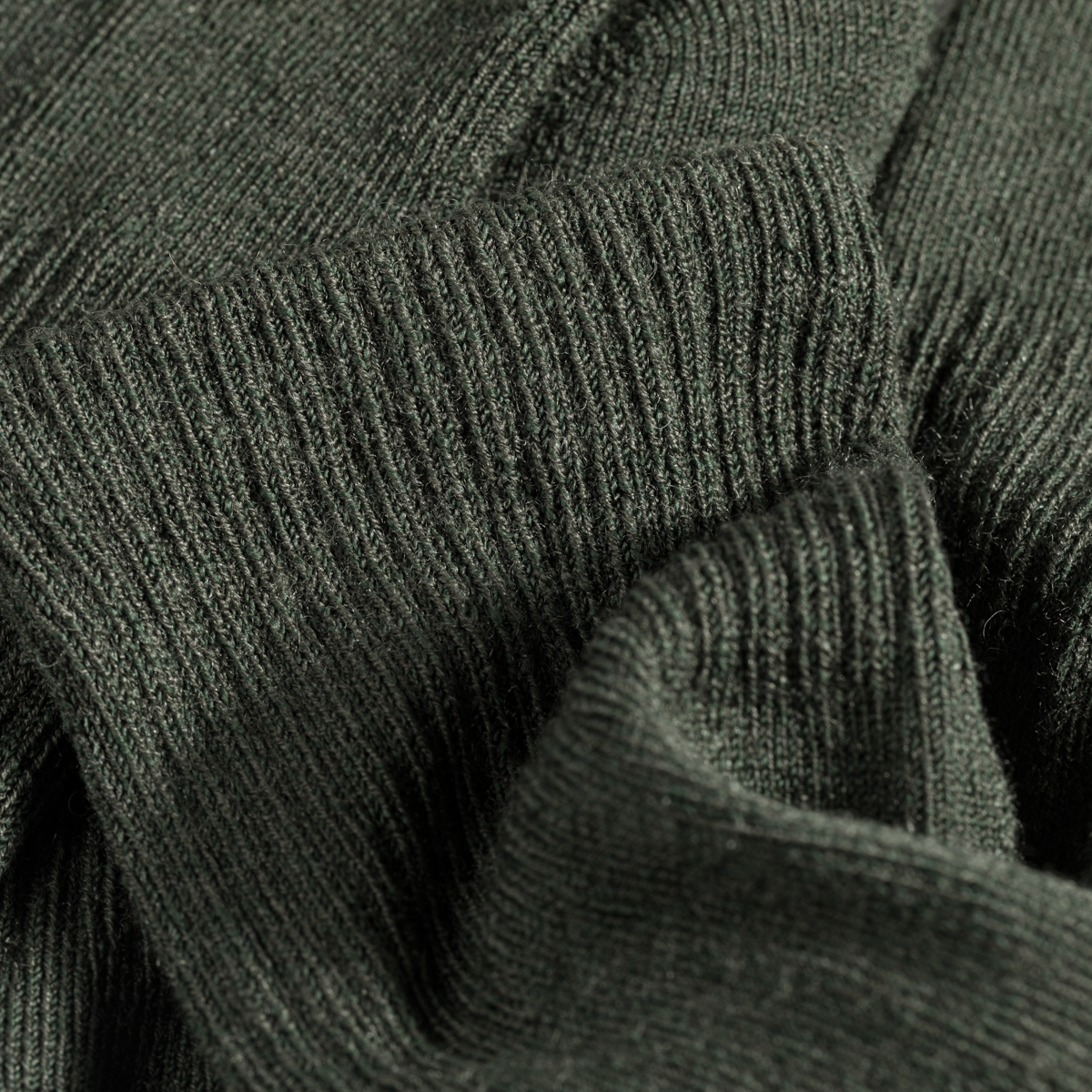 Termo Wool High Socks — Dark Olive