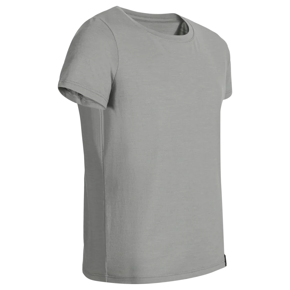 Amo Kid's Merino T-shirt — Dove Grey