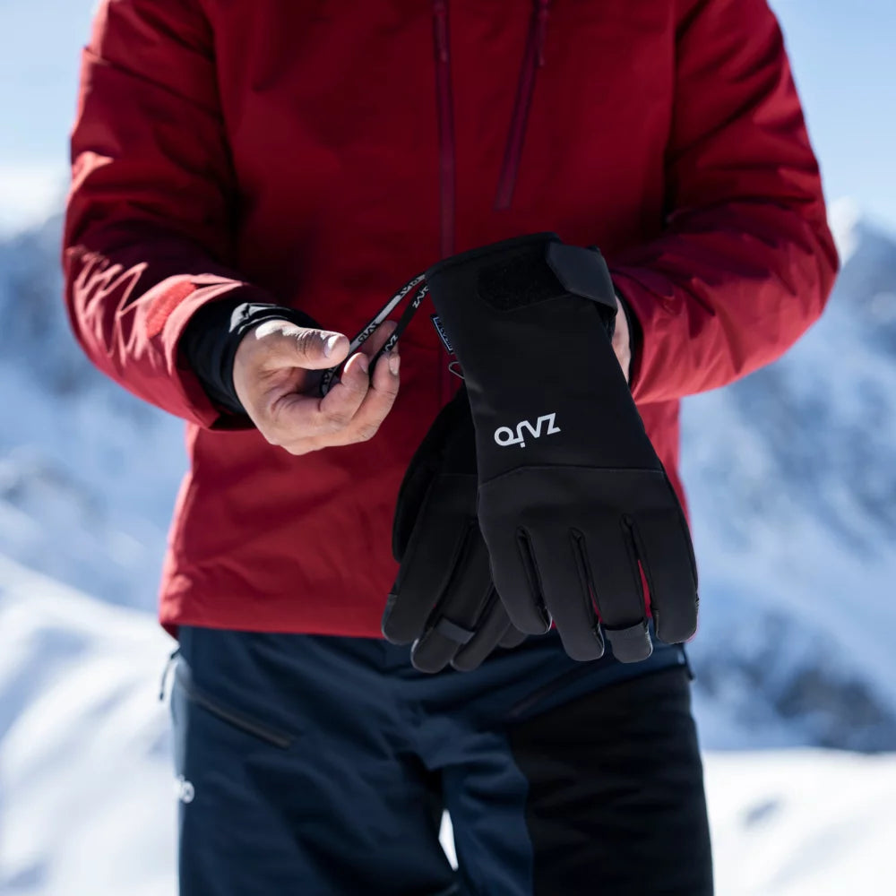 Glacio Insulated Ski Gloves — Black