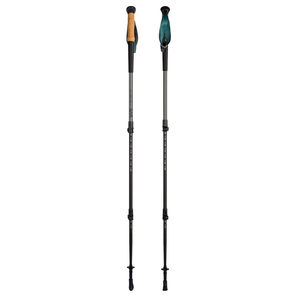 Grimpi Alu Trekking Poles — Green