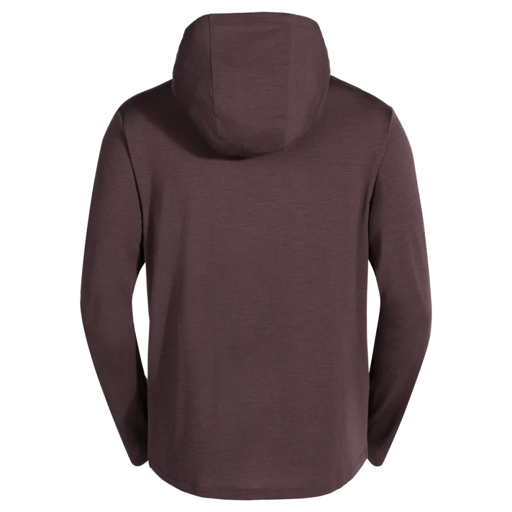 Kora Men's Merino Hoodie — Decadent Red