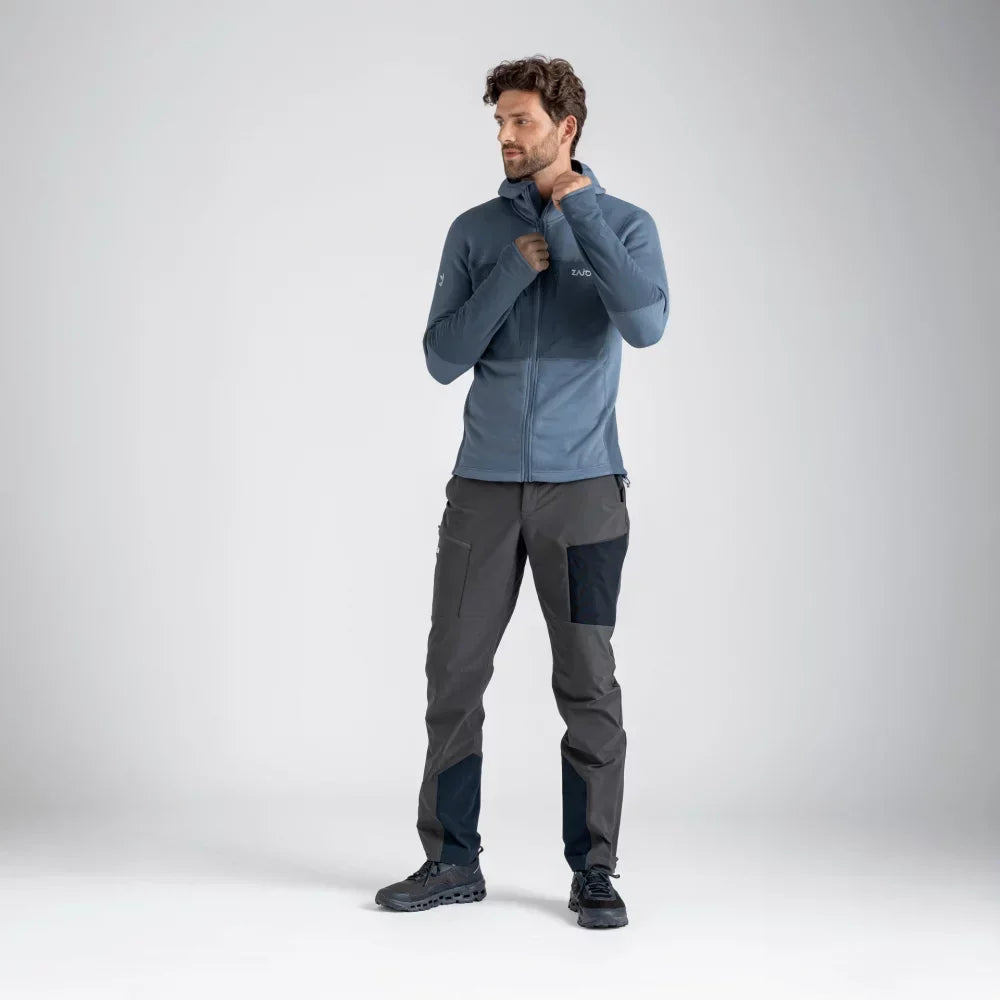 Monto Men's Fleece Jacket — Blue