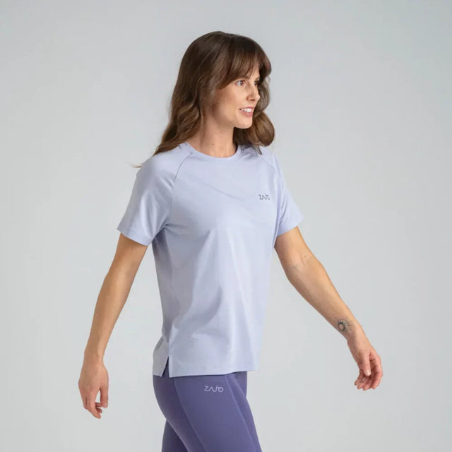 Movo Women's Performance T-shirt — Lila Grey