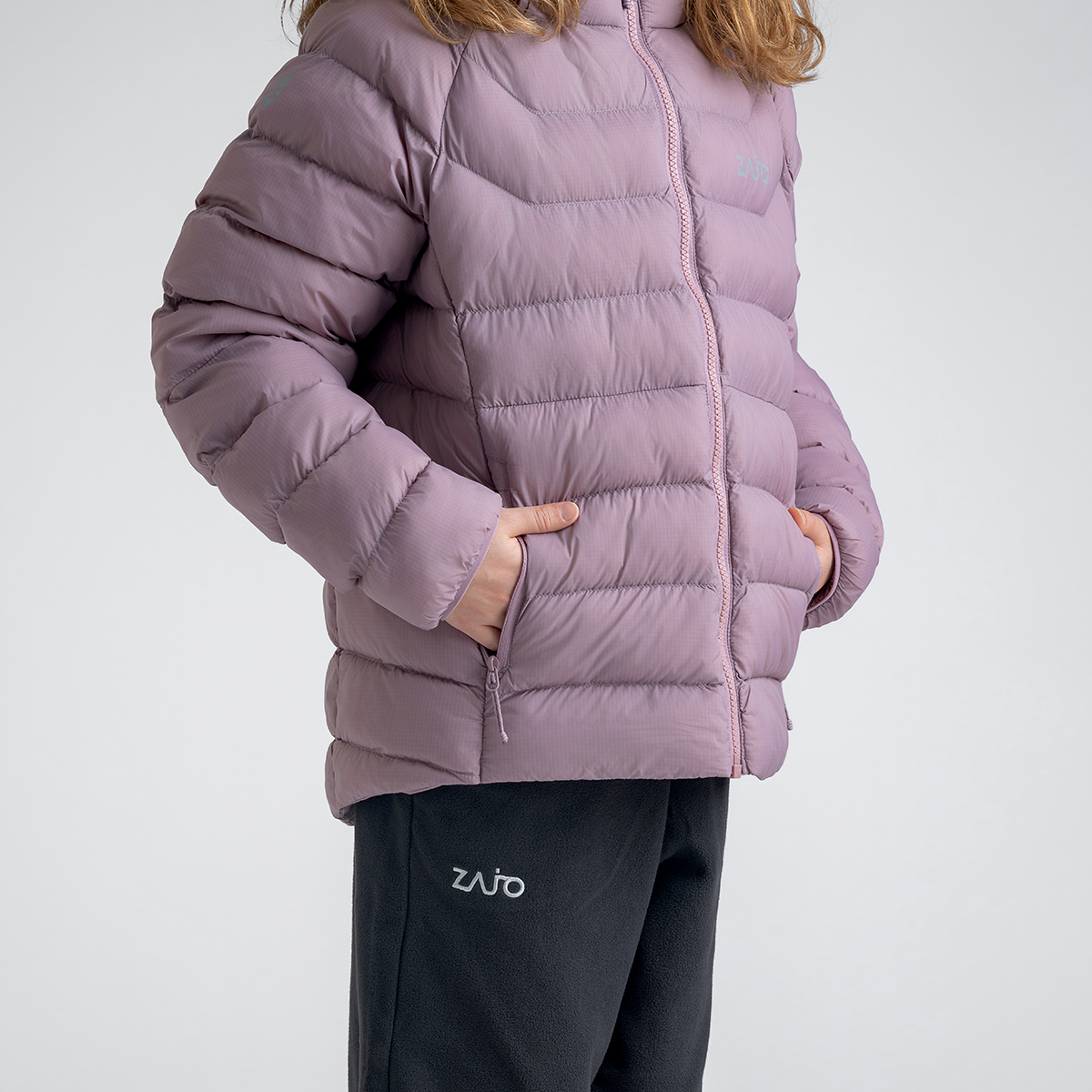 Musko Kid's Insulated Hooded Jacket — Black
