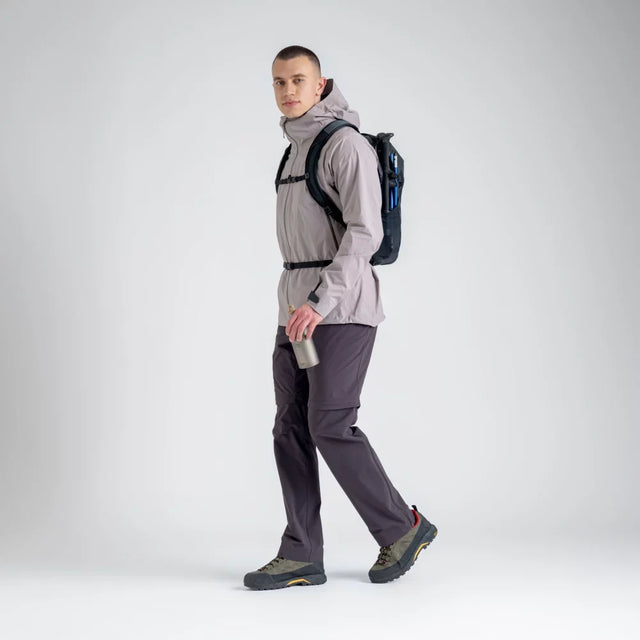 Pinto Men's Waterproof 3L Jacket — Dark Red