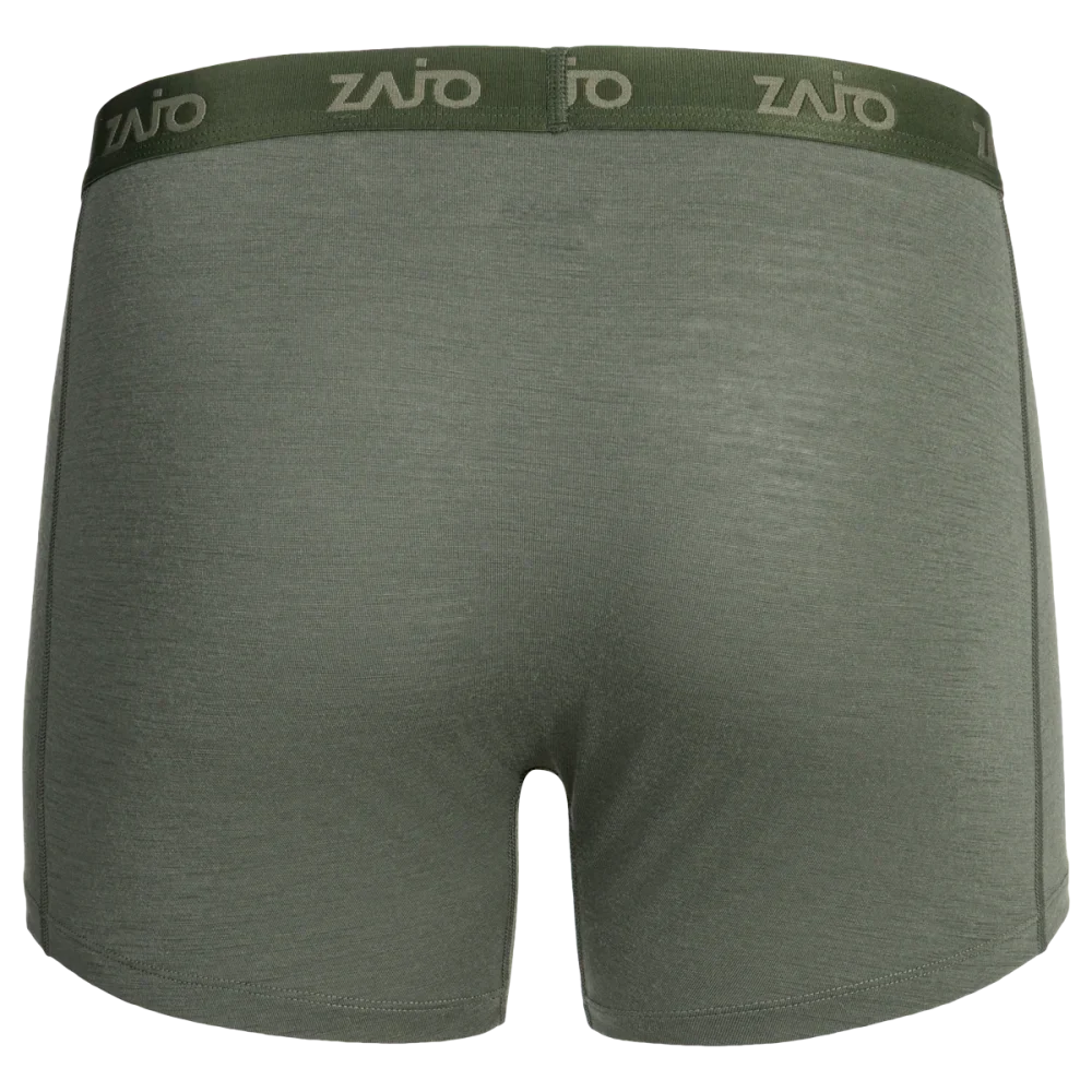 Senti Men's Merino Boxer Briefs — Thyme Green