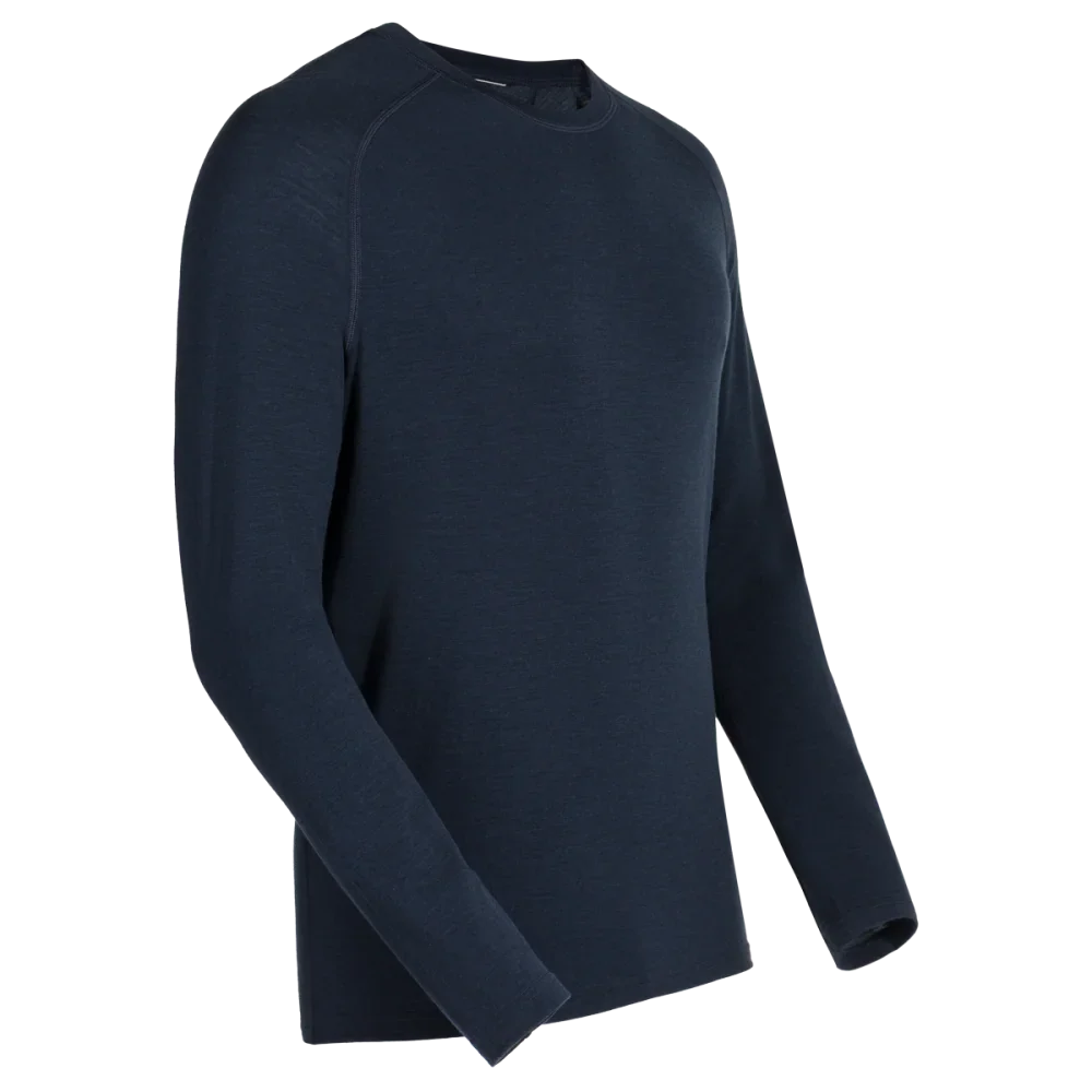 Senti Men's Merino Longsleeve — Dark Navy
