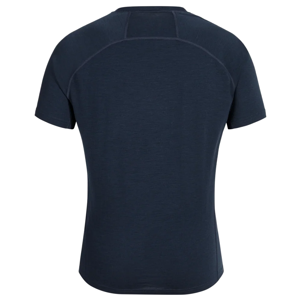 Senti Men's Merino T-shirt — Dark Navy