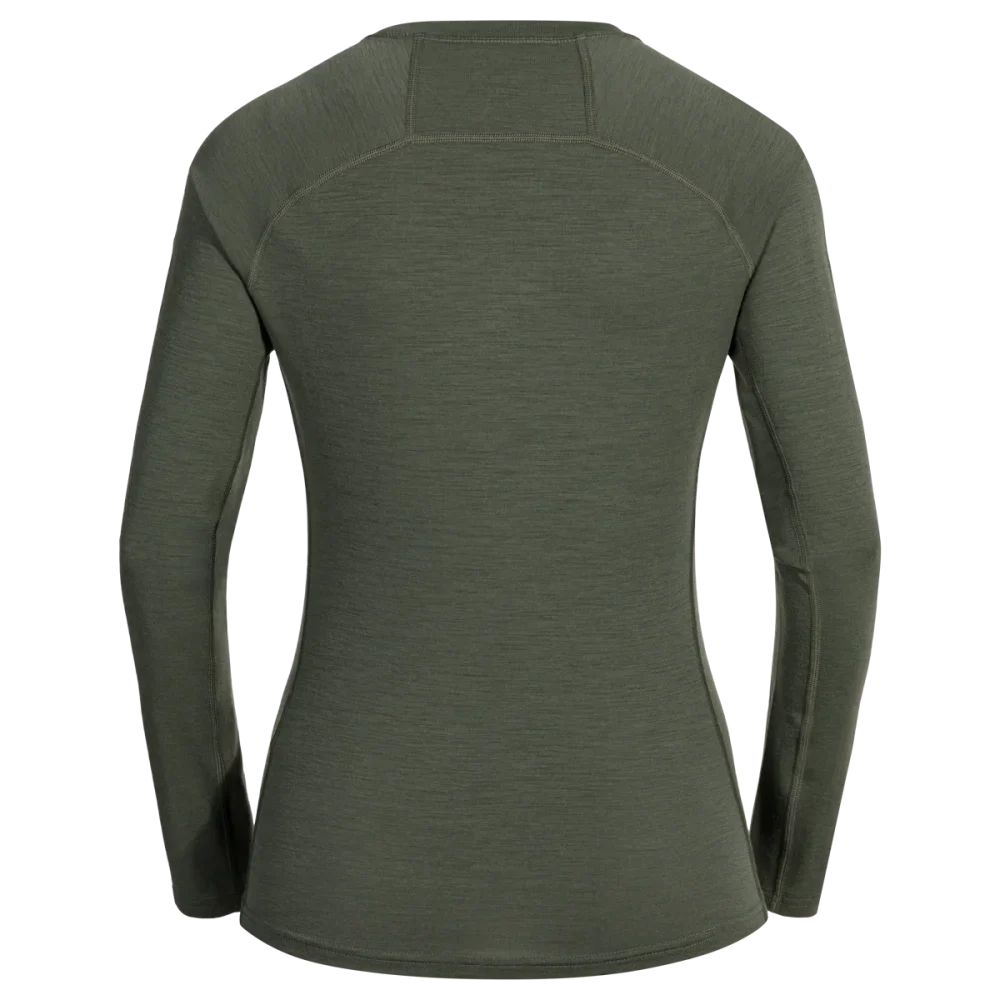 Senti Women's Merino Longsleeve — Thyme Green