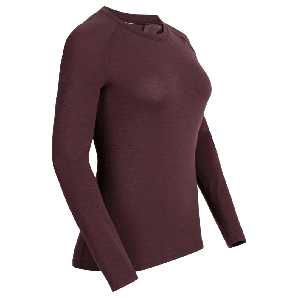 Senti Women's Merino Longsleeve — Decadent Red