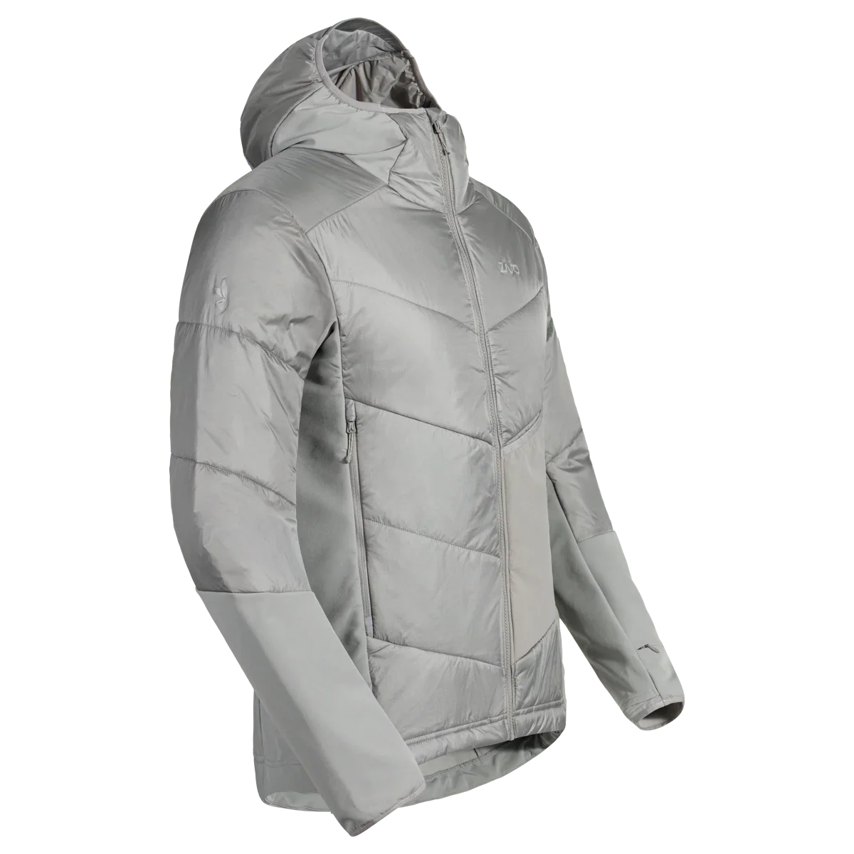 Spiro Men's Insulated Hybrid Jacket — Dove Grey