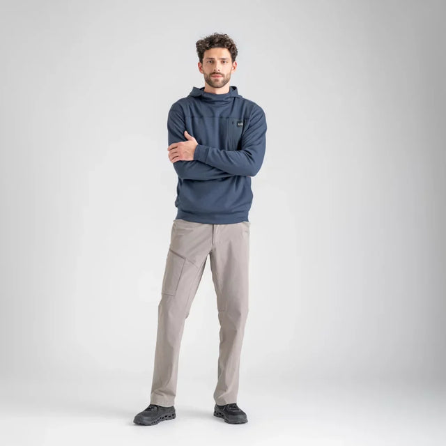 Vespero Men's Merino Hoodie — Navy