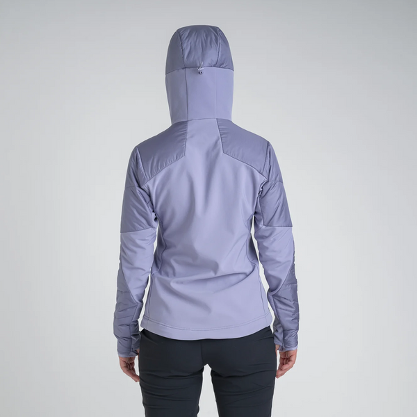 Spiro Women's Insulated Hybrid Jacket — Lavender