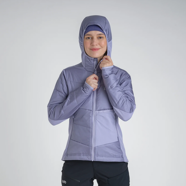 Spiro Women's Insulated Hybrid Jacket — Lavender