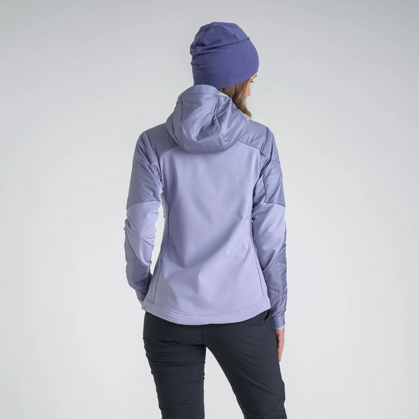 Spiro Women's Insulated Hybrid Jacket — Lavender