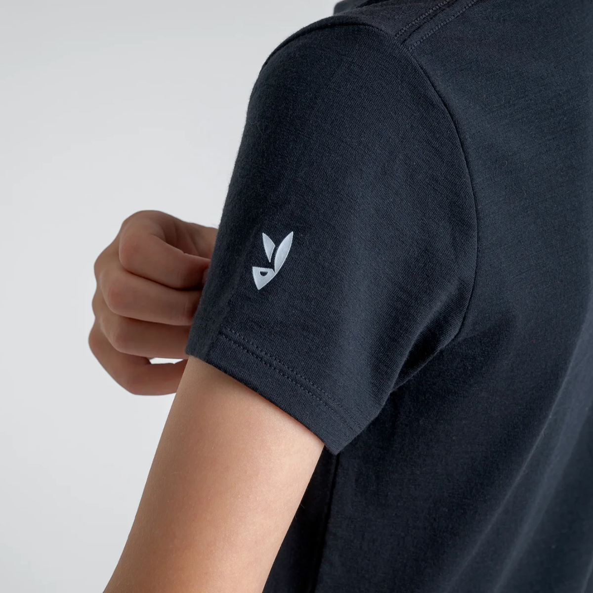 Amo Kid's Merino T-shirt — Dove Grey