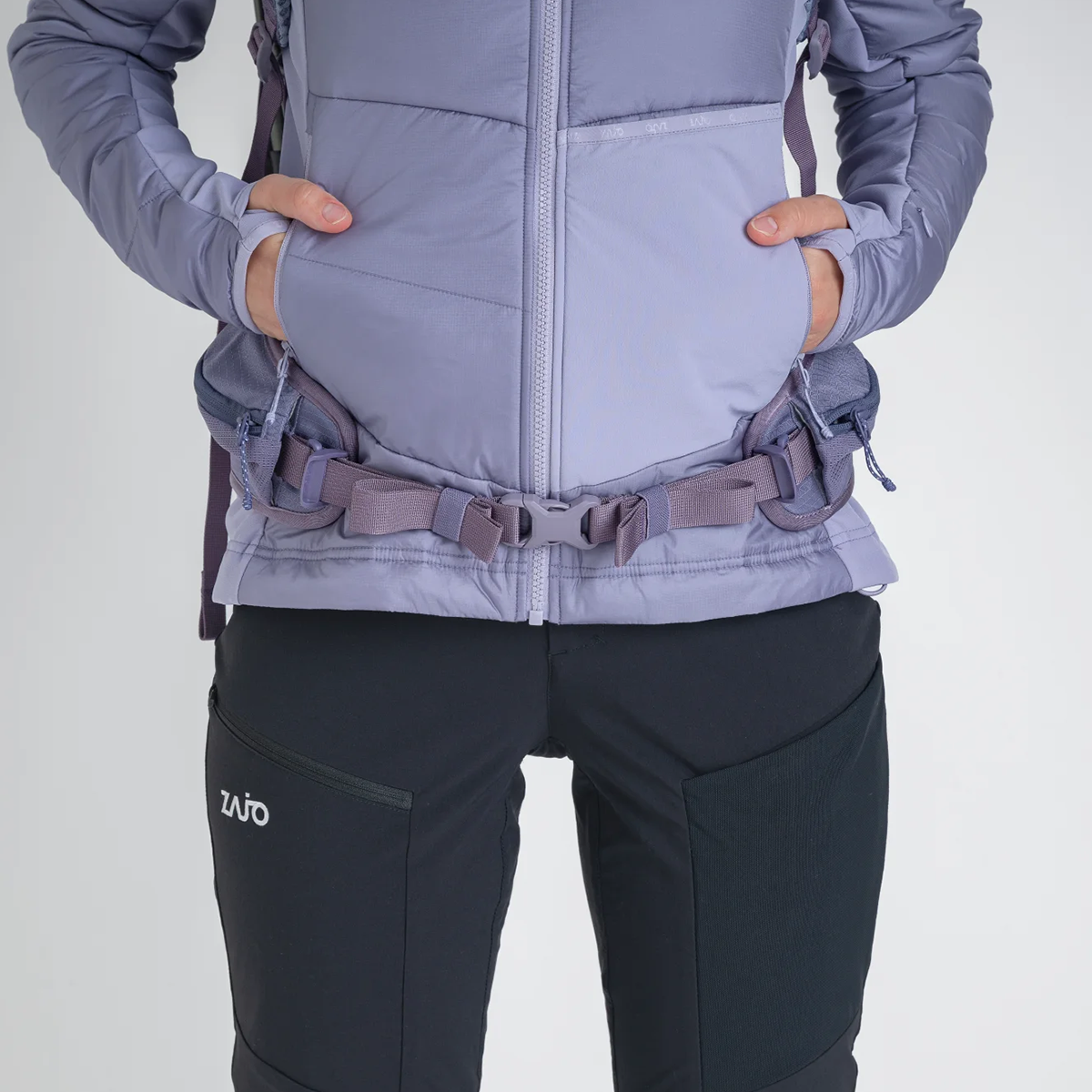 Spiro Women's Insulated Hybrid Jacket — Lavender