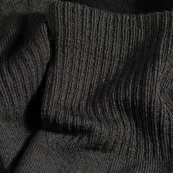 Termo Wool High Socks — Off Black