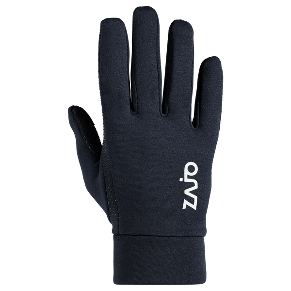 Amiko Fleece Gloves — Grey Navy