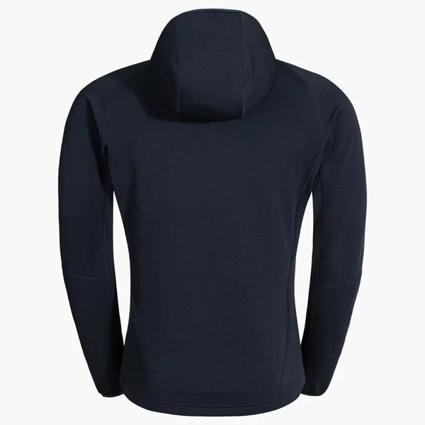 Amiko Men's Fleece Hooded Jacket — Dark Navy