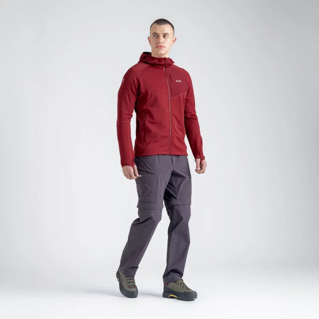 Amiko Men's Fleece Hooded Jacket — Harbor Blue
