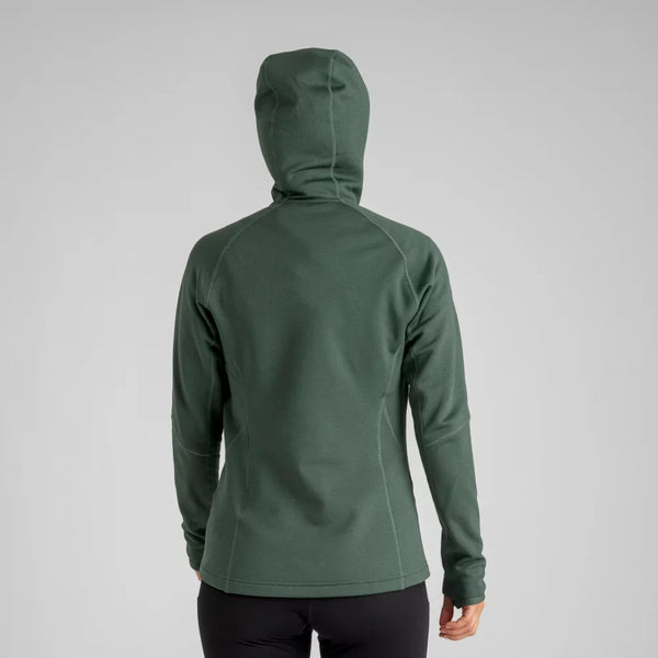 Amiko Women's Fleece Hooded Jacket — Dark Navy