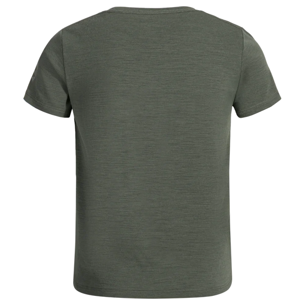Amo Kid's Merino T-shirt — Thyme Green