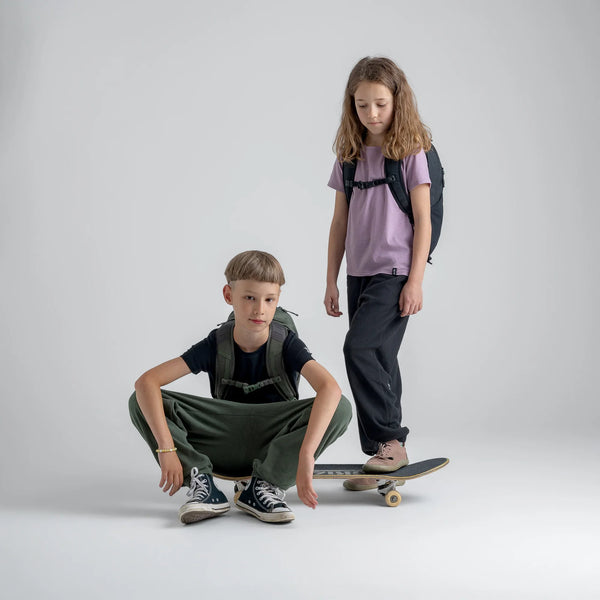 Amo Kid's Merino T-shirt — Thyme Green