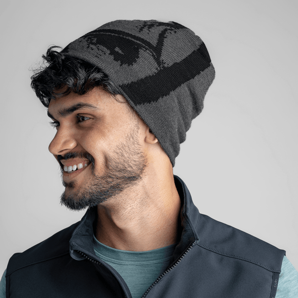 Emblemo Merino Beanie — Dove Grey