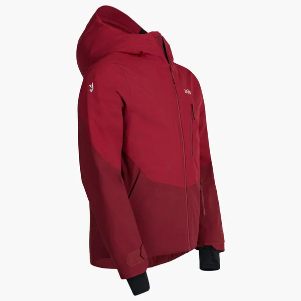 Glacio Men's Insulated Ski Jacket — Dark Red