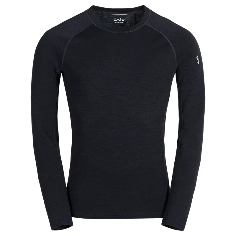 Hejma Men's Merino Longsleeve — Black