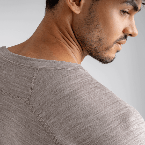 Hejma Men's Merino Longsleeve — Blue