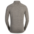 Hejma Men's Merino Zip Top — Taupe Beige