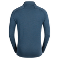 Hejma Men's Merino Zip Top — Blue
