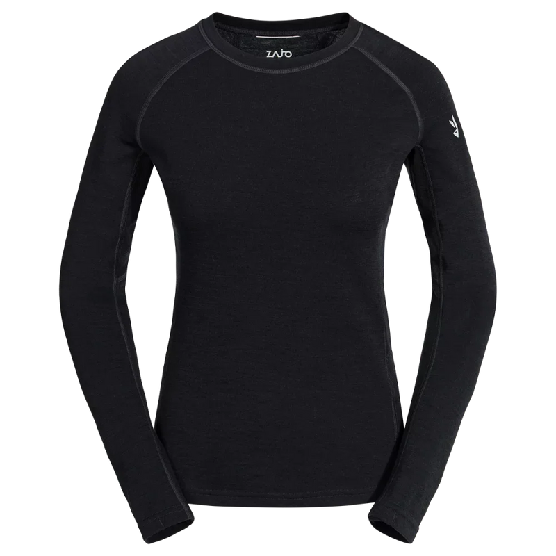 Hejma Women's Merino Longsleeve — Black