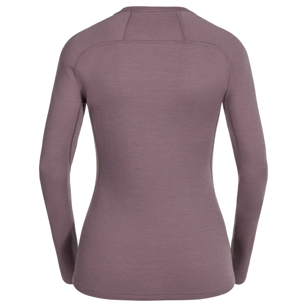 Hejma Women's Merino Longsleeve — Grape Mauve