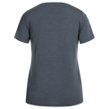 Kora Women's Merino T-shirt — Grey Navy