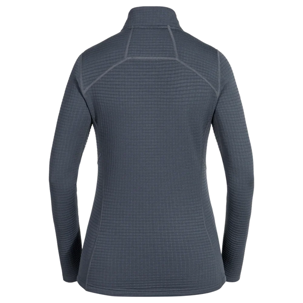 Kovri Women's Merino Grid Jacket — Grey Navy