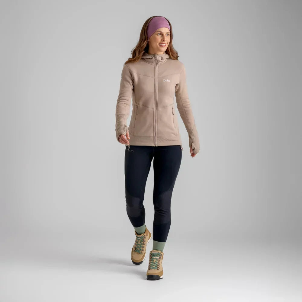 Monto Women's Fleece Jacket — Beige