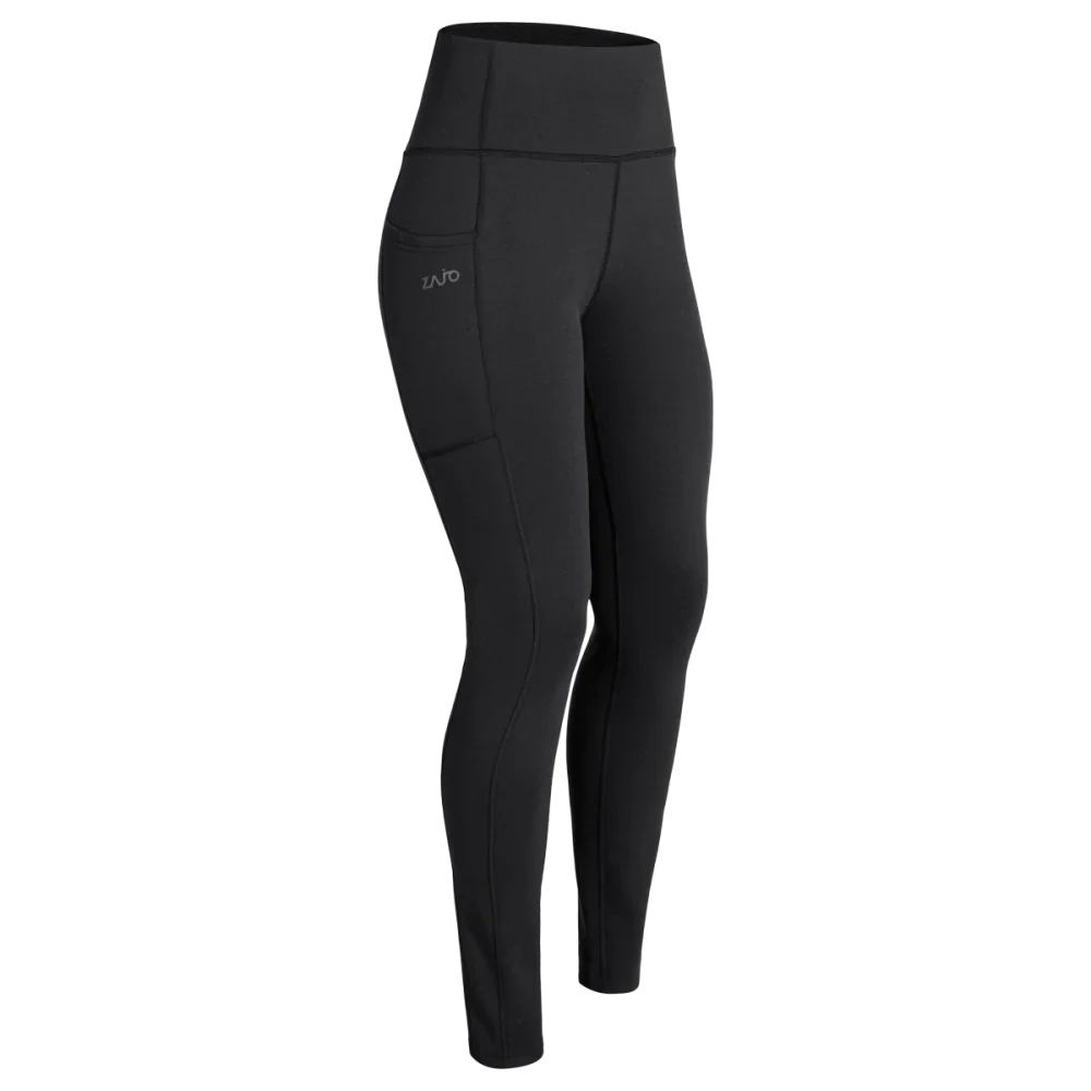 Monto Women's Merino Winter Tights — Black