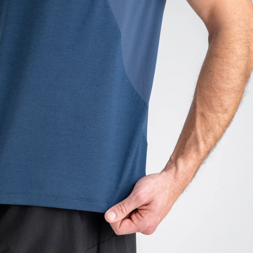 Movo Men's Performance T-shirt — Navy
