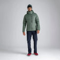Nubaro Men's Insulated Hooded Jacket