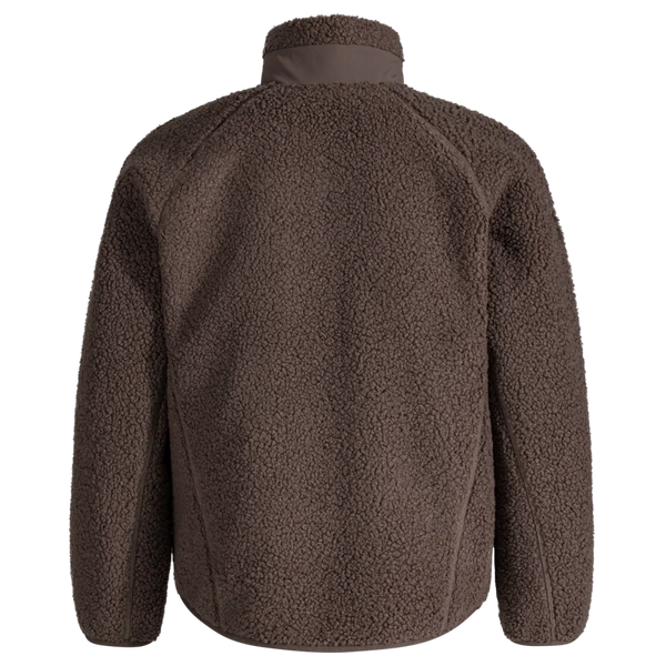 Palpo Kid's Pile Fleece Jacket — Cocoa Brown