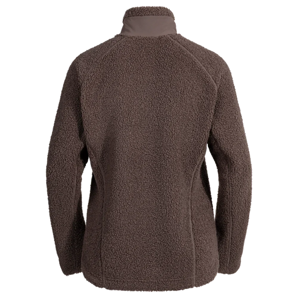 Palpo Women's Pile Fleece Jacket — Cocoa Brown