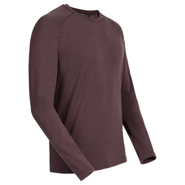 Senti Men's Merino Longsleeve — Decadent Red