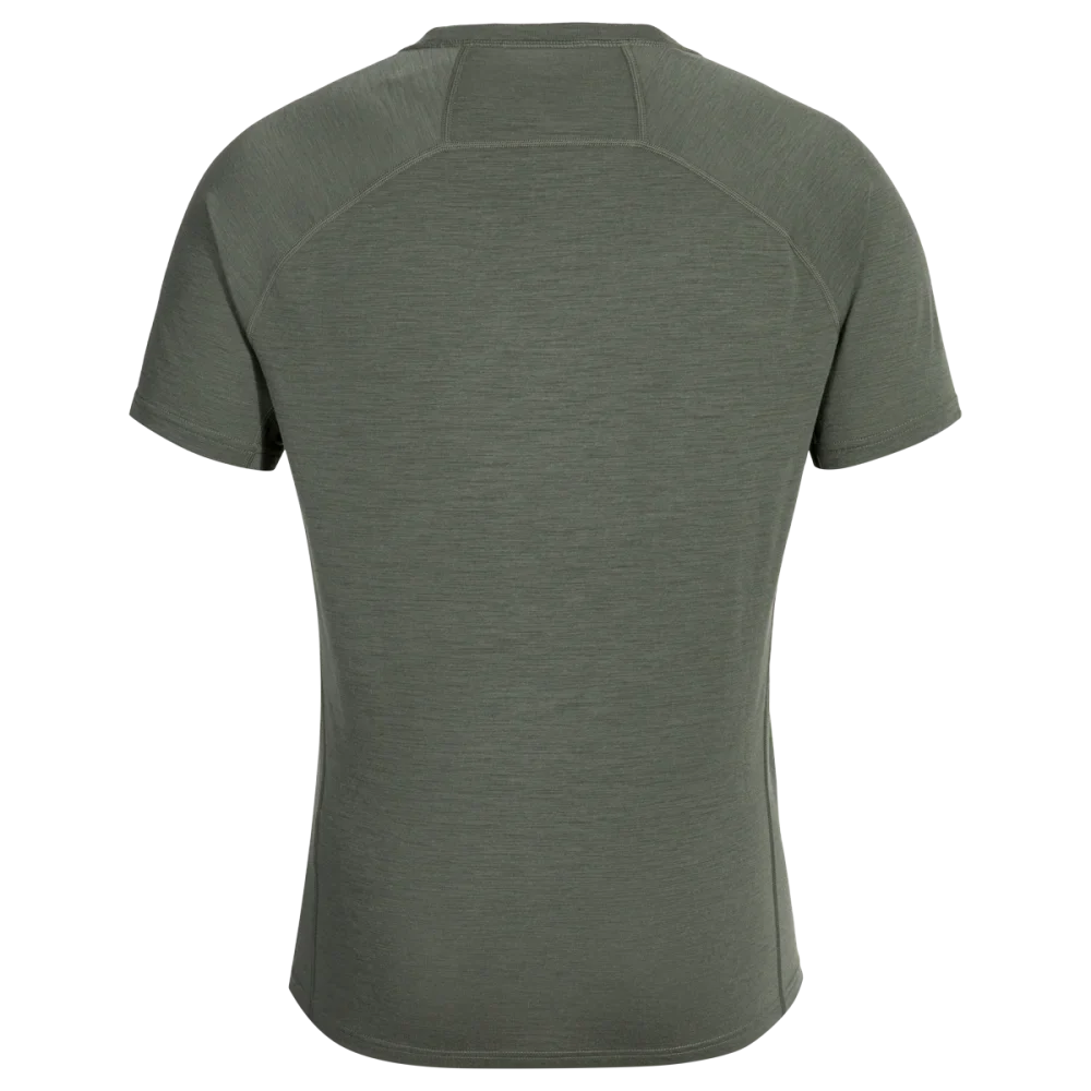 Senti Men's Merino T-shirt — Thyme Green