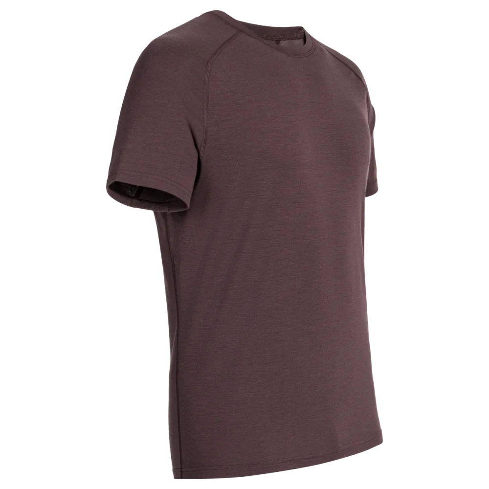 Senti Men's Merino T-shirt — Decadent Red
