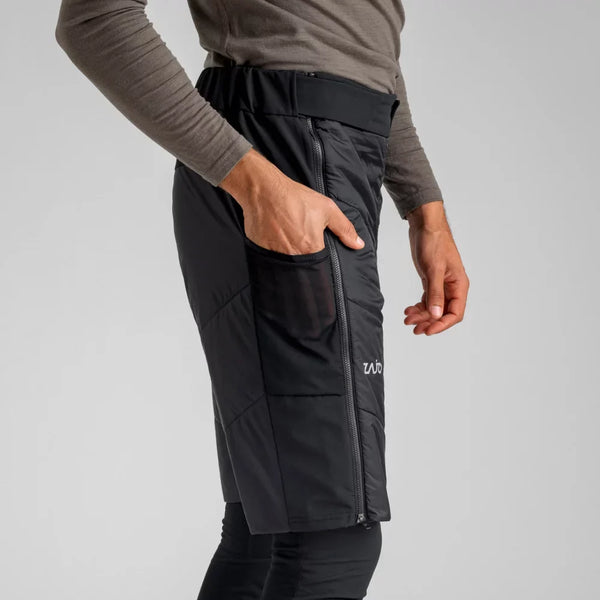 Spiro Men's Insulated Hybrid Shorts — Black